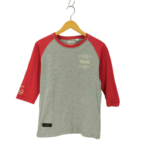 ノートン NORTON 五分袖 ラグランスリーブTシャツ メンズ M