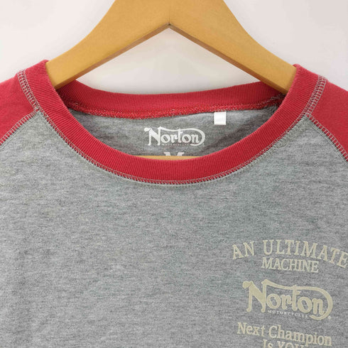 ノートン NORTON 五分袖 ラグランスリーブTシャツ メンズ M