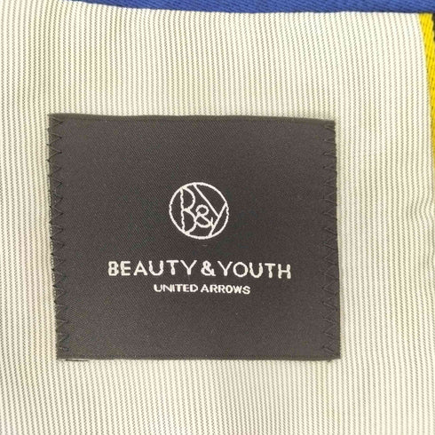 ビューティーアンドユースユナイテッドアローズ BEAUTY & YOUTH UNITED ARROWS 金釦 カラフルストライプ テーラードジャケット メンズ L