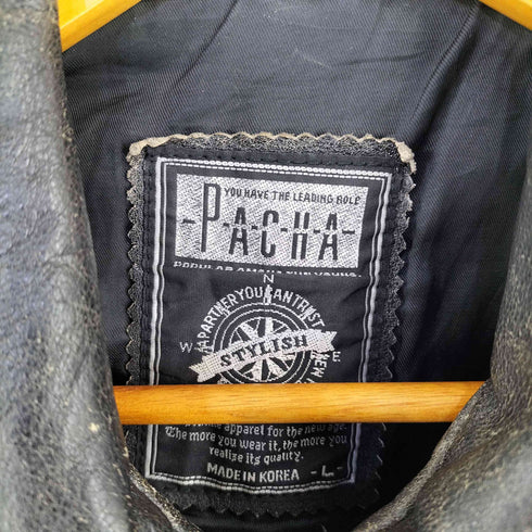 PACHA レザージャケット メンズ import:L