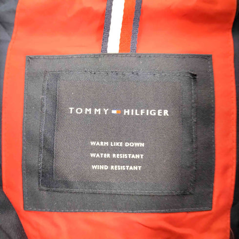 トミーヒルフィガー TOMMY HILFIGER ESSENTIALS HOODED BOMBER JACKET スノーケル フーディー パファー 中綿ジャケット メンズ import:XL