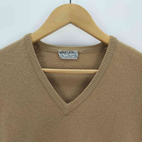 jaeger OLD カシミヤ100 Vネックニット レディース 91cm 36in