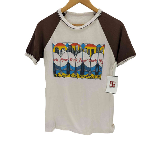 OLD リンガーTシャツ new york シングルステッチ メンズ