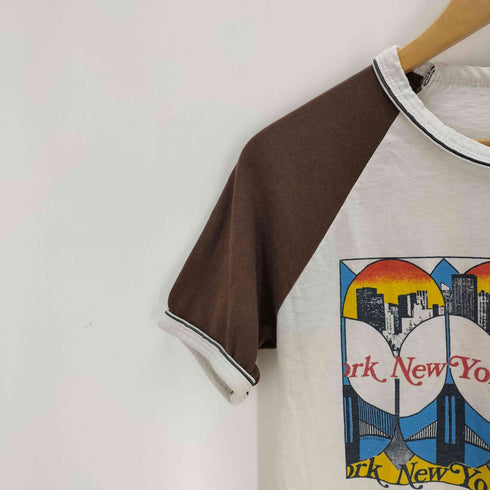 OLD リンガーTシャツ new york シングルステッチ メンズ