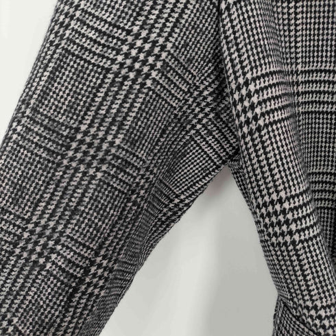 スーツカンパニー THE SUIT COMPANY Sustaina WOOL グレンチェック グレンプレイド柄 ラップコート メンズ L