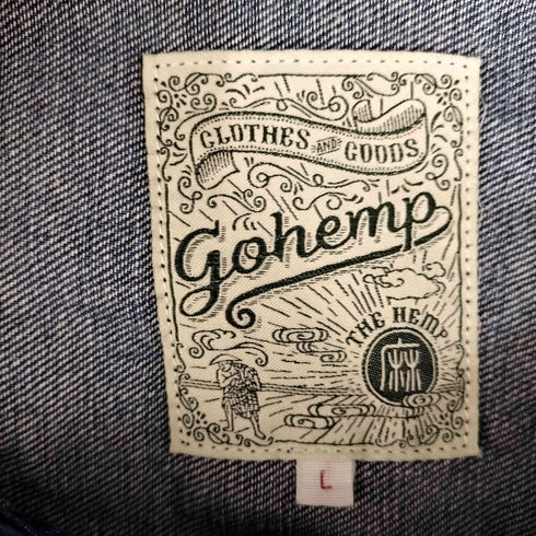 ゴーヘンプ GOHEMP 3TACK jacket メンズ JPN:L