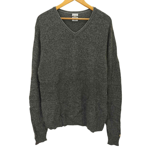 コロンビア Columbia シルクカシミヤ混 Vネックセーター メンズ M