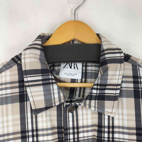 ザラ ZARA チェックビックシルエットジャケット メンズ JPN:XL