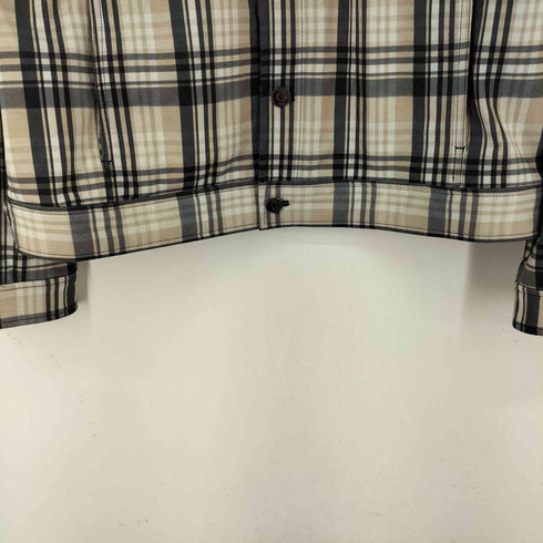 ザラ ZARA チェックビックシルエットジャケット メンズ JPN:XL