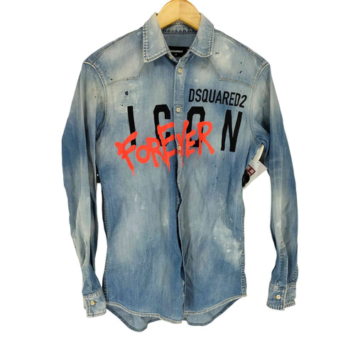 ディースクエアード DSQUARED2 Icon Forever Rix Shirt メンズ JPN:42