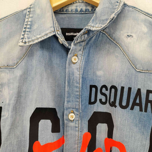ディースクエアード DSQUARED2 Icon Forever Rix Shirt メンズ JPN:42