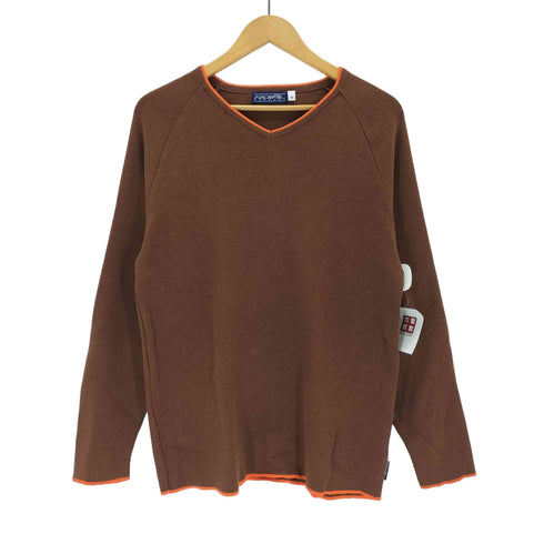 ROIAL APPAREL USA製 パイピングvネックニット メンズ import:S