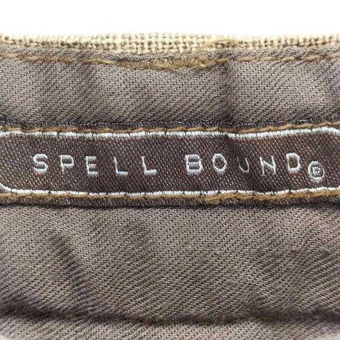 スペルバウンド SPELLBOUND コットンリネンワイドパンツ メンズ