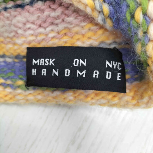MASK ON NYC SAMBA ハンドメイドニットバラクラバ マルチカラー メンズ