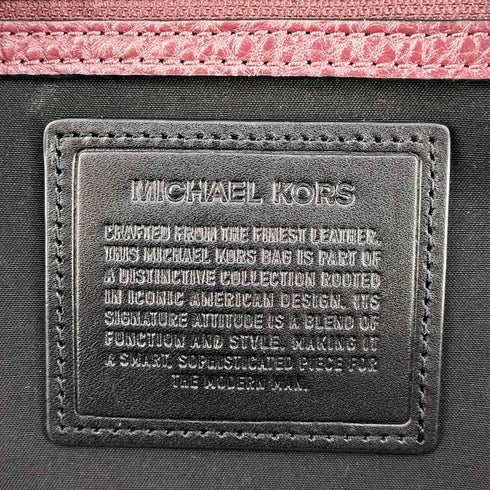 マイケルコース Michael Kors Full Grain Leather Backpack レディース