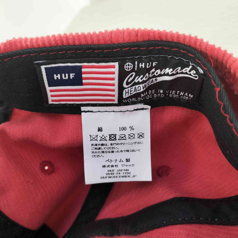 ハフ HUF BOW 6 Panel Hat コーデュロイ 6パネル キャップ メンズ