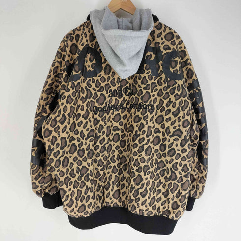 ロデオクラウンズワイドボウル RCWB/RODEO CROWNS WIDE BOWL 21AW HOODED BIG ブルゾン レオパード柄 レディース FREE