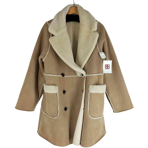 ヘザー Heather 裏ボア リバーシブル フェイクムートンコート レディース JPN:M