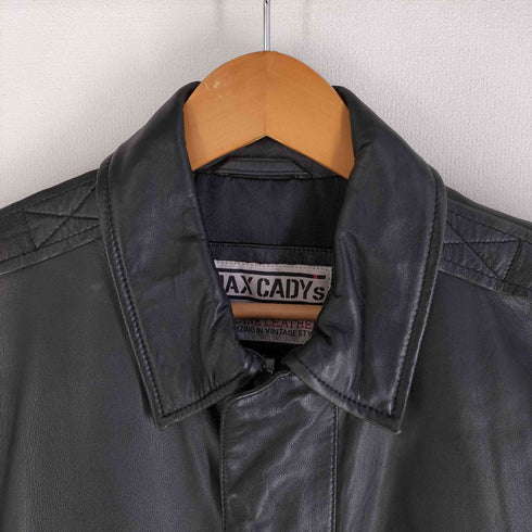 max cady’s Screen Accurate MIDNIGHT RUN Leather Coat Jacket 本革 レザーカバーオール メンズ import:L