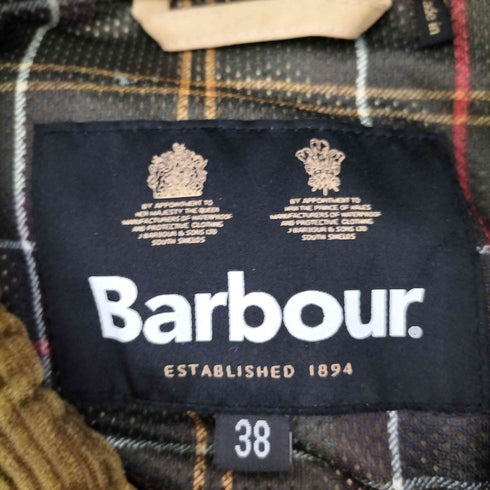 バブアー Barbour 24ss OS TRANSPORTER CASUAL トランスポーター ピーチスキンノンオイルドジャケット メンズ 38