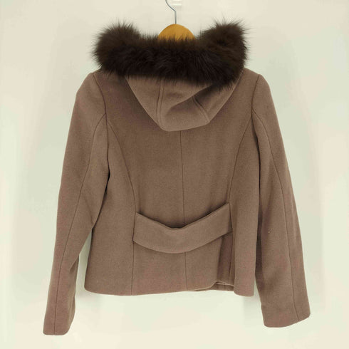 プロポーションバイボディードレッシング PROPORTION BODY DRESSING 20AW Wモッサ フードファー ショート ウールコート レディース JPN:S