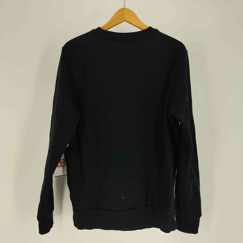 ディーゼル DIESEL スターパッチ スウェットシャツ デニム切替 裏起毛 ビッグスター スウェット メンズ import:M