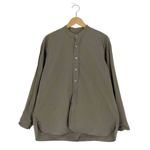 ラキネス RAKINES TRINITY CHAMBRAY CLOTH バンドカラーシャツ メンズ JPN:2