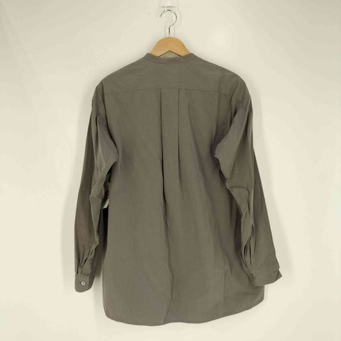 ラキネス RAKINES TRINITY CHAMBRAY CLOTH バンドカラーシャツ メンズ JPN:2