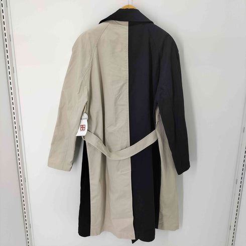 ザラ ZARA バイカラー カラーブロック トレンチコート メンズ JPN:S