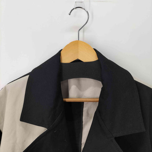 ザラ ZARA バイカラー カラーブロック トレンチコート メンズ JPN:S