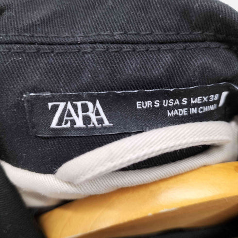ザラ ZARA バイカラー カラーブロック トレンチコート メンズ JPN:S