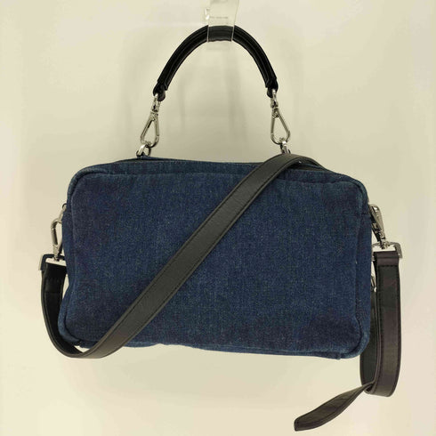 ディーゼル DIESEL DENIM DIVISION 3Dロゴ 3ポケット 2WAY カラビナストラップ デニム ショルダーバッグ レディース