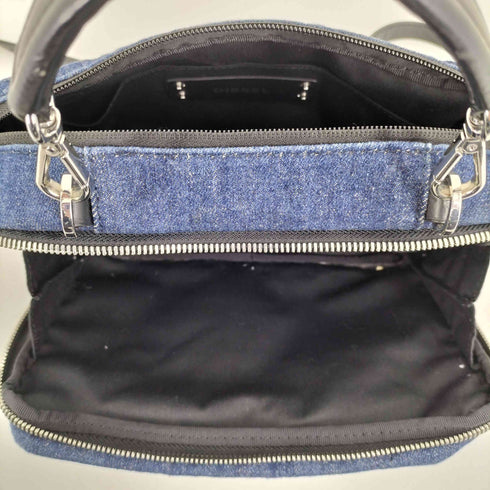 ディーゼル DIESEL DENIM DIVISION 3Dロゴ 3ポケット 2WAY カラビナストラップ デニム ショルダーバッグ レディース