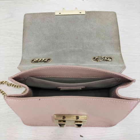 フルラ FURLA METROPOLIS メトロポリス ロゴプレート バックル ゴールドチェーン ショルダーバッグ レディース