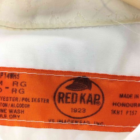 レッドキャップ RED KAP フロント ワッペン L/S ワーク シャツ メンズ M RG