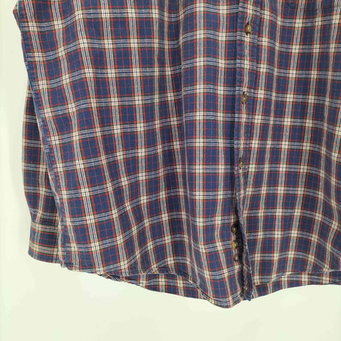 エディーバウアー Eddie Bauer ボタンダウンチェックシャツ メンズ import:XL