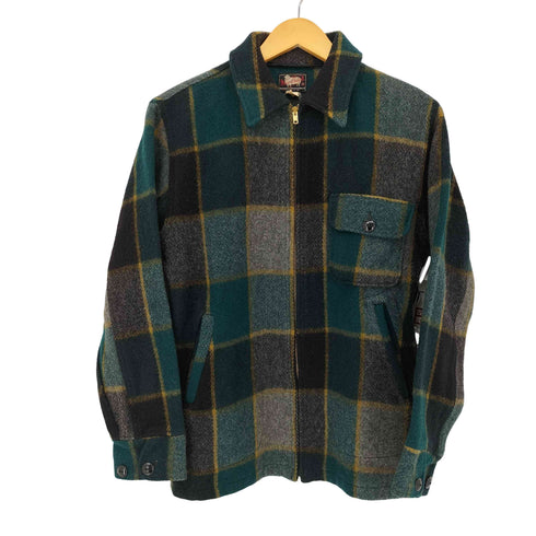 ウールリッチ WOOLRICH 50S 42RALON チェック ウール CPOジャケット メンズ 38