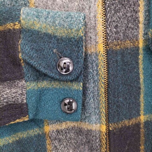 ウールリッチ WOOLRICH 50S 42RALON チェック ウール CPOジャケット メンズ 38