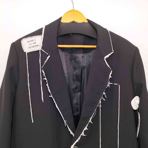 LONG DAO DAO HOMME カットオフ フリンジ テーラードジャケット メンズ JPN:L