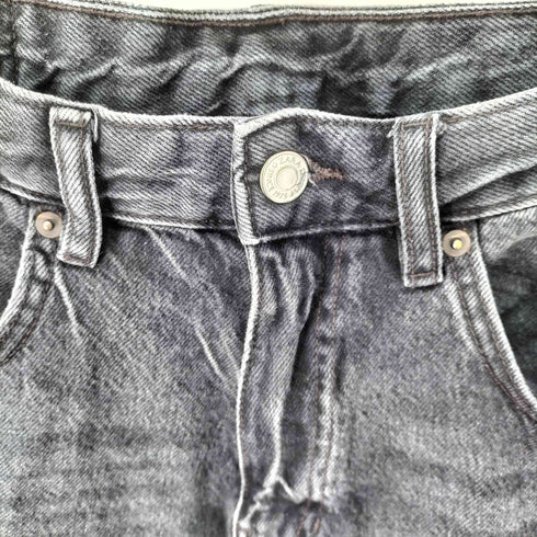 ザラ ZARA ブラックデニムショーツ レディース JPN:42