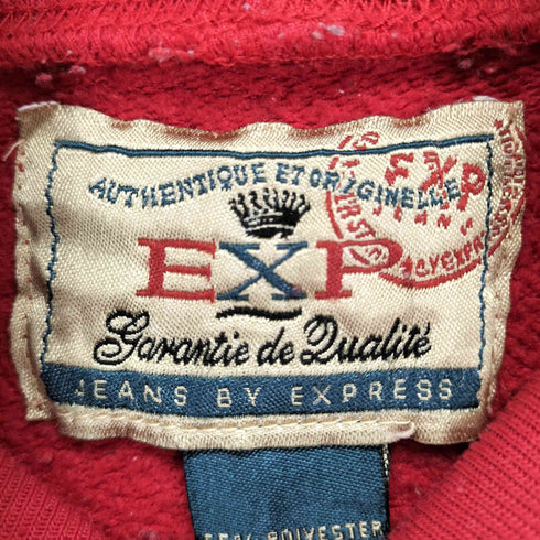 exp 刺繍モックネックスウェット メンズ S