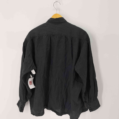 ネメス NEMETH 縄総柄 L/S リネンシャツ メンズ import:S