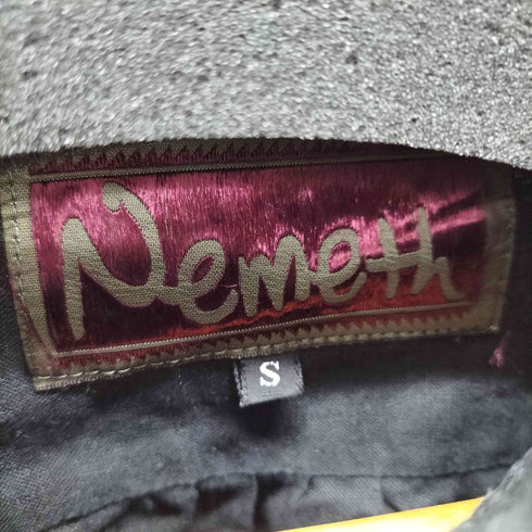 ネメス NEMETH 縄総柄 L/S リネンシャツ メンズ import:S
