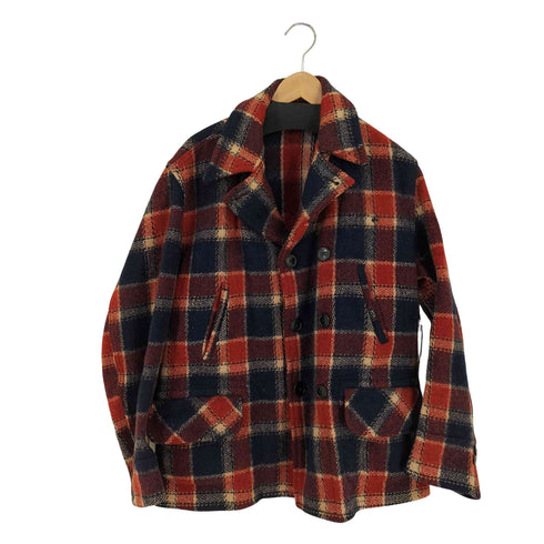 POLAR MADE BY ELY & WALKER ウールチェック ダブルブレストジャケット Vintage メンズ