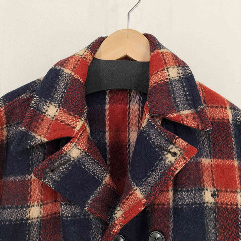POLAR MADE BY ELY & WALKER ウールチェック ダブルブレストジャケット Vintage メンズ