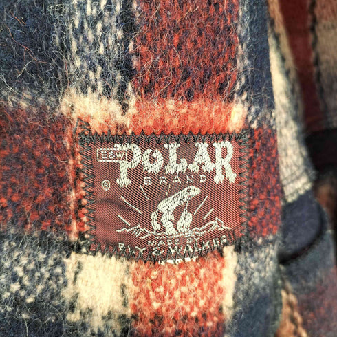 POLAR MADE BY ELY & WALKER ウールチェック ダブルブレストジャケット Vintage メンズ