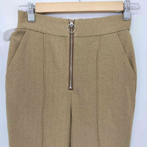 メゾンスペシャル MAISON SPECIAL 20SS リングツイードジップフレアパンツ レディース JPN:36