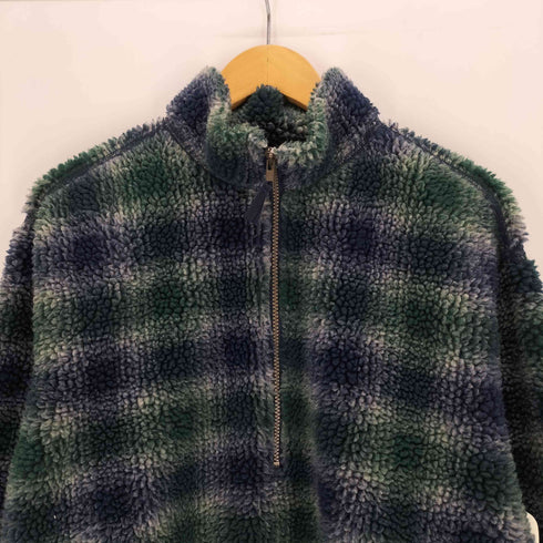 ランズエンド LANDS END USA製 ハーフジップフリースプルオーバー メンズ JPN:L