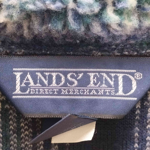 ランズエンド LANDS END USA製 ハーフジップフリースプルオーバー メンズ JPN:L