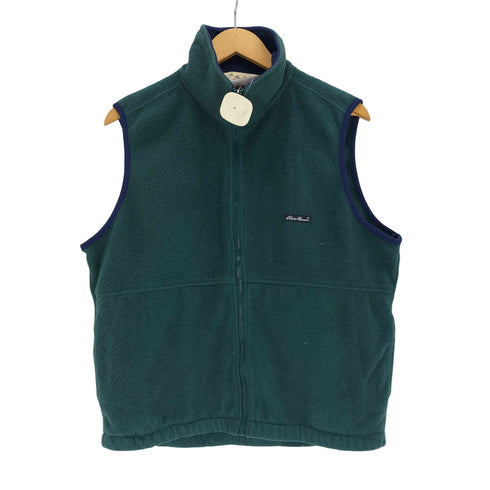 エディーバウアー Eddie Bauer 白タグ ジップアップ フリースベスト メンズ
